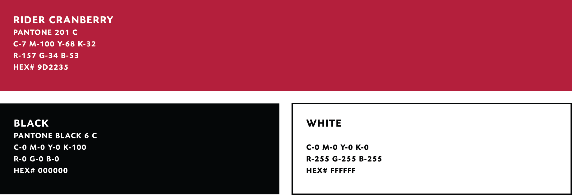 Graphic Standards Manual Rider University